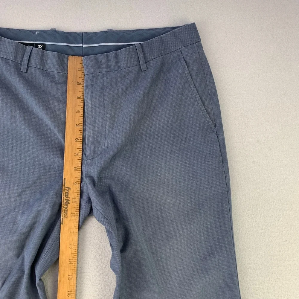 INC Dress Pants Pants Men 32x30 Blue‎ Navy Flat Front Chinos Workwear Business